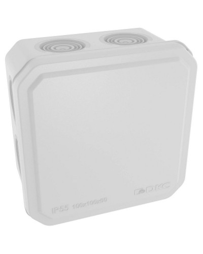 Коробка ответвительная с кабельными вводами IP55, 100х100х50 (53800). Коробка ответвительная. ДКС в Екатеринбурге