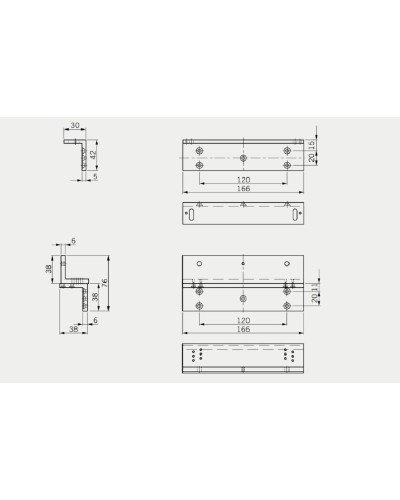 L+Z кронштейн для EMC 1200 ALH. L+Z кронштейн для EMC 1200 ALH. dormakaba в Екатеринбурге