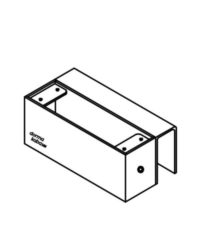 DBA-101 Glass Comfort. Комплект монтажный для цельностеклянной створки, для совместной работы с замком DB100.. dormakaba в Екатеринбурге