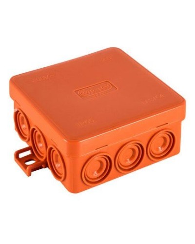 Коробка JBL085 85х85х38, 12 вых., 6P (0,15...2,5мм²) (43255HF): Коробка монтажная, огнестойкая, без галогена в Екатеринбурге