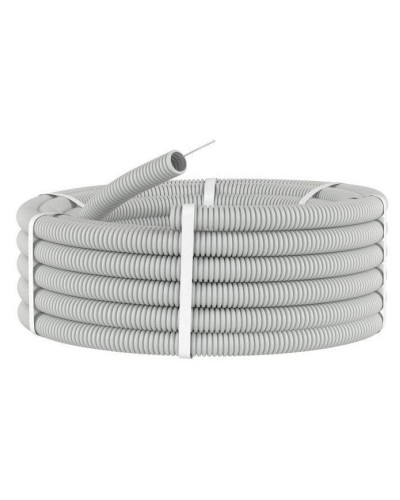 Труба HFFR тяжелая D40, серая (21140HF-GR): Труба гофрированная, с зондом, не распространяющая горение, без галогена в Екатеринбурге