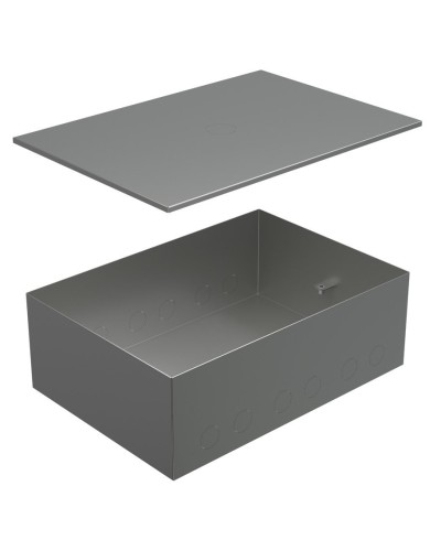 Коробка металлическая с крышкой для заливки в пол BOX/6-8 (70161): Коробка металлическая с крышкой для заливки в пол 249,6х167,6х75мм, для люков 70062, 70082 в Екатеринбурге