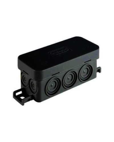 Коробка JBL090 90х42х40, 10 вых., IP55, черная (44055BL-1). Коробка монтажная. Экопласт в Екатеринбурге