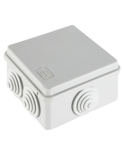 Коробка JBS101 100х100х55, 6 вых., IP55, серая (44037). Коробка монтажная. Экопласт в Екатеринбурге