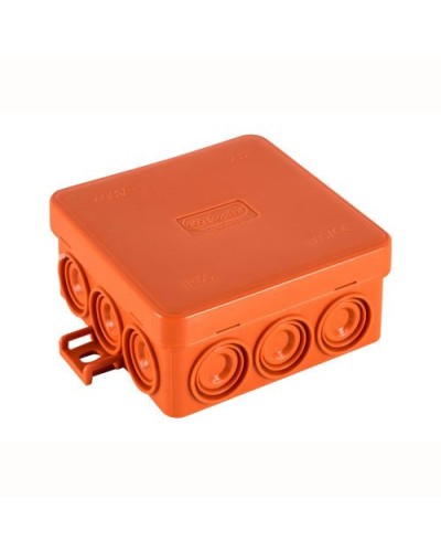 Коробка JBL085 85х85х38, 12 вых., 4P (0.15...2.5мм²) (43155HF): Коробка монтажная, огнестойкая, без галогена в Екатеринбурге