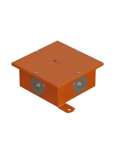 Коробка SMB120 металлическая 120х120х60, 4 металлических заглушки (56004S). Коробка, 4 металлические заглушки. Экопласт в Екатеринбурге