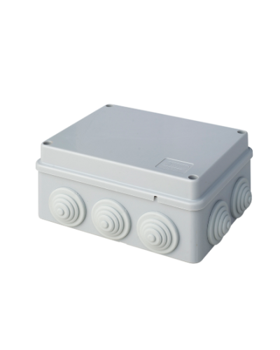 Коробка JBS150 150х110х70, 10 вых., IP55, серая (44009). Коробка монтажная. Экопласт в Екатеринбурге