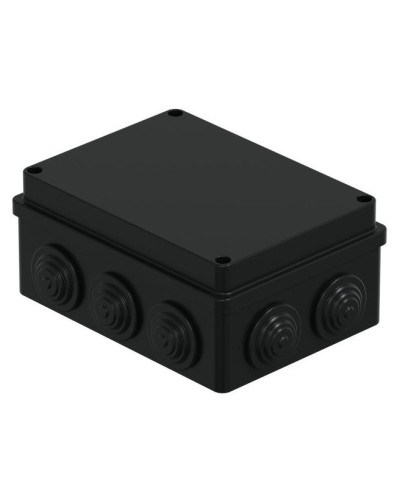 Коробка JBS150 150х110х70, 10 вых., IP55, черная (44009BL-1). Коробка монтажная. Экопласт в Екатеринбурге