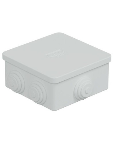 Коробка JBS080 85х85х40, 6 вых, IP44, белая (44006W-1). Коробка монтажная. Экопласт в Екатеринбурге