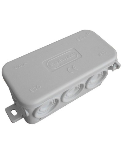 Коробка JBL090 90х42х40, 10 вых., IP55, белая (44055W-1). Коробка монтажная. Экопласт в Екатеринбурге