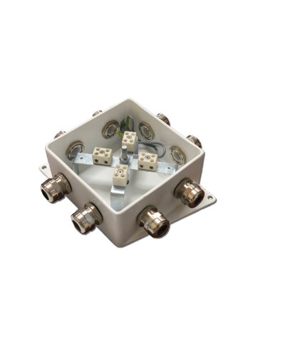 КМ-О (8к)-IP66-120х120, пять вводов: Коробка монтажная огнестойкая в Екатеринбурге
