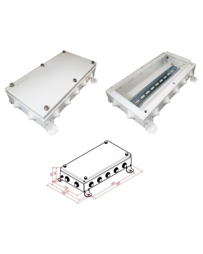 КМ IP55-1530. Коробка монтажная электротехническая. Гефест в Екатеринбурге