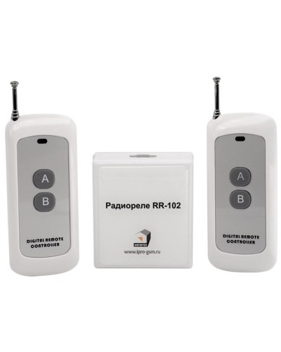 RR-102 + 2 пульта, 250-950 метров, питание 12В. Комплект радиореле. ИПРо в Екатеринбурге