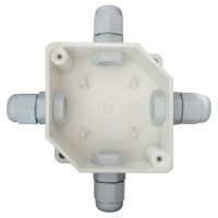 КР 60х60х30, IP65, с 4-мя кабельными вводами. Коробка распределительная. Магнито-Контакт