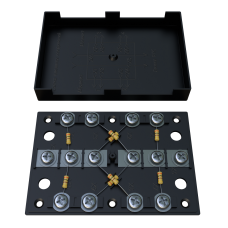KRA-4 300 Om black (MEC42104). Коробка на 4 абонента. МЭК-Электрика