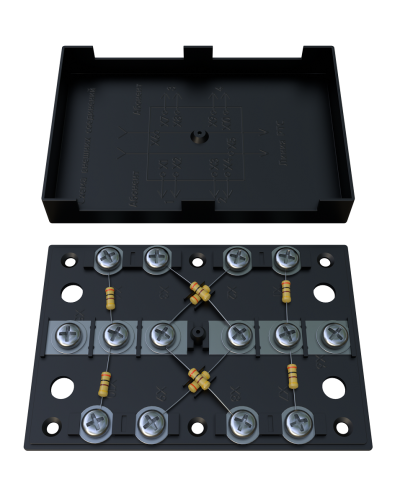 KRA-4 300 Om black (MEC42104). Коробка на 4 абонента. МЭК-Электрика в Екатеринбурге