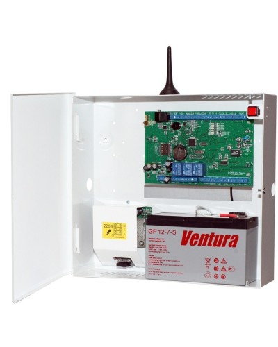 S632-2GSM-BK25-W (S632-2GSM-BK), Бокс-комплект под 7Ач, белый. Устройство оконечное объектовое приемно-контрольное c GSM коммуникатором. Проксима в Екатеринбурге