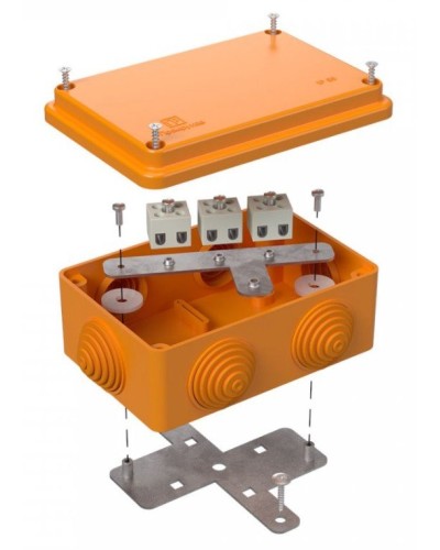 Коробка огнестойкая 120х80х50 (40-0340-FR1.5-6). Коробка огнестойкая для открытой установки. Промрукав в Екатеринбурге