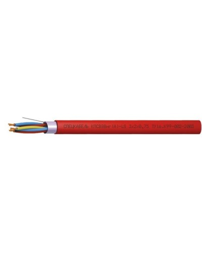 КПСВЭВнг(А)-LS 5х2х0,5 (Спецкабель). Кабель симметричный для систем сигнализации и управления, групповой прокладки, с пониженным дымо- и газовыделением. Спецкабель в Екатеринбурге