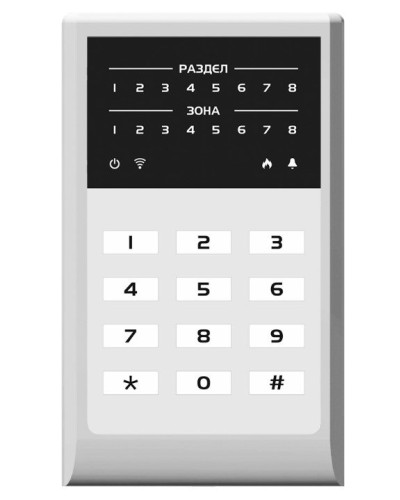 МИРАЖ-КД-04 (grey). Кнопочная кодовая панель. Стелс НПП в Екатеринбурге