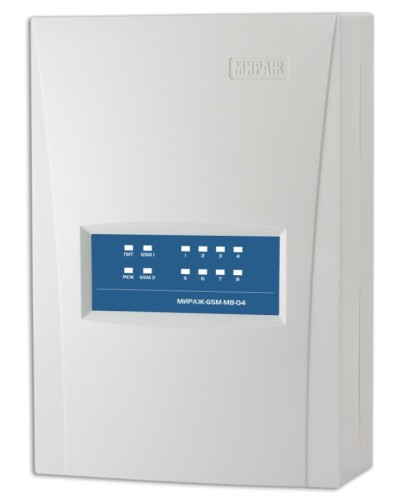 Мираж-GSM-M8-04. Устройство оконечное объектовое приемно-контрольное c GSM коммуникатором. Стелс НПП в Екатеринбурге