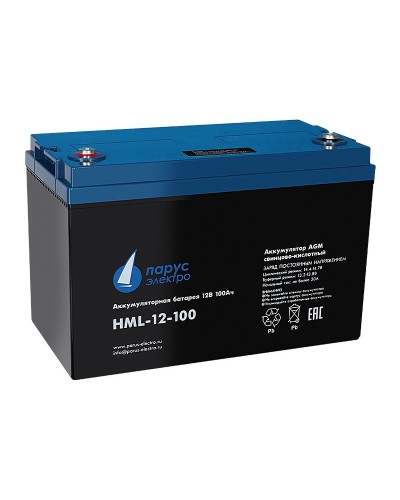 HML-12-100. Аккумулятор герметичный свинцово-кислотный. Связь инжиниринг в Екатеринбурге